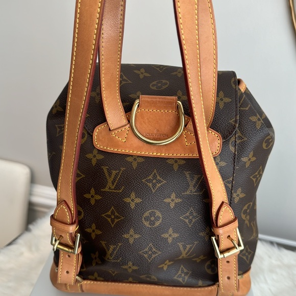 💯 Authentic Louis Vuitton Monogram Montsouris MM W/ Dust Bag - Picture 10 of 16